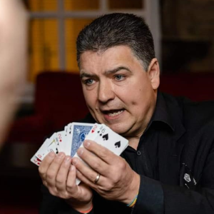 Darren Brand Magician hard at work